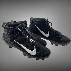 Nike Fastflex Force Trout 856 Baseball Cleats Men's Size 12 Black AH3376 010